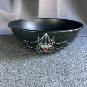 VINTAGE‎ 90s HALLOWEEN SPIDER WEB PUNCH BOWL EASTER UNLIMITED FUN WORLD